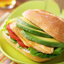 Avocado and Chicken Tortas
