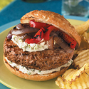 Garlic-Herb Cheeseburgers